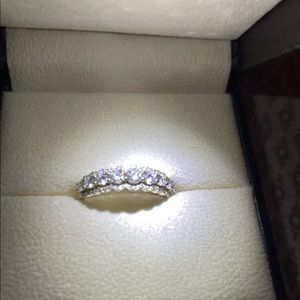 14k Solid White Gold Ring
